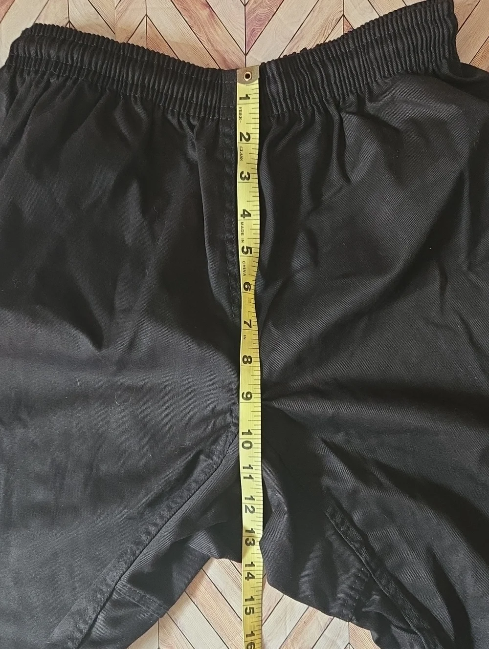 Black Martial Arts Gi Uniform Set - Karate Tae Kwon Do Dojo White Belt Size 3